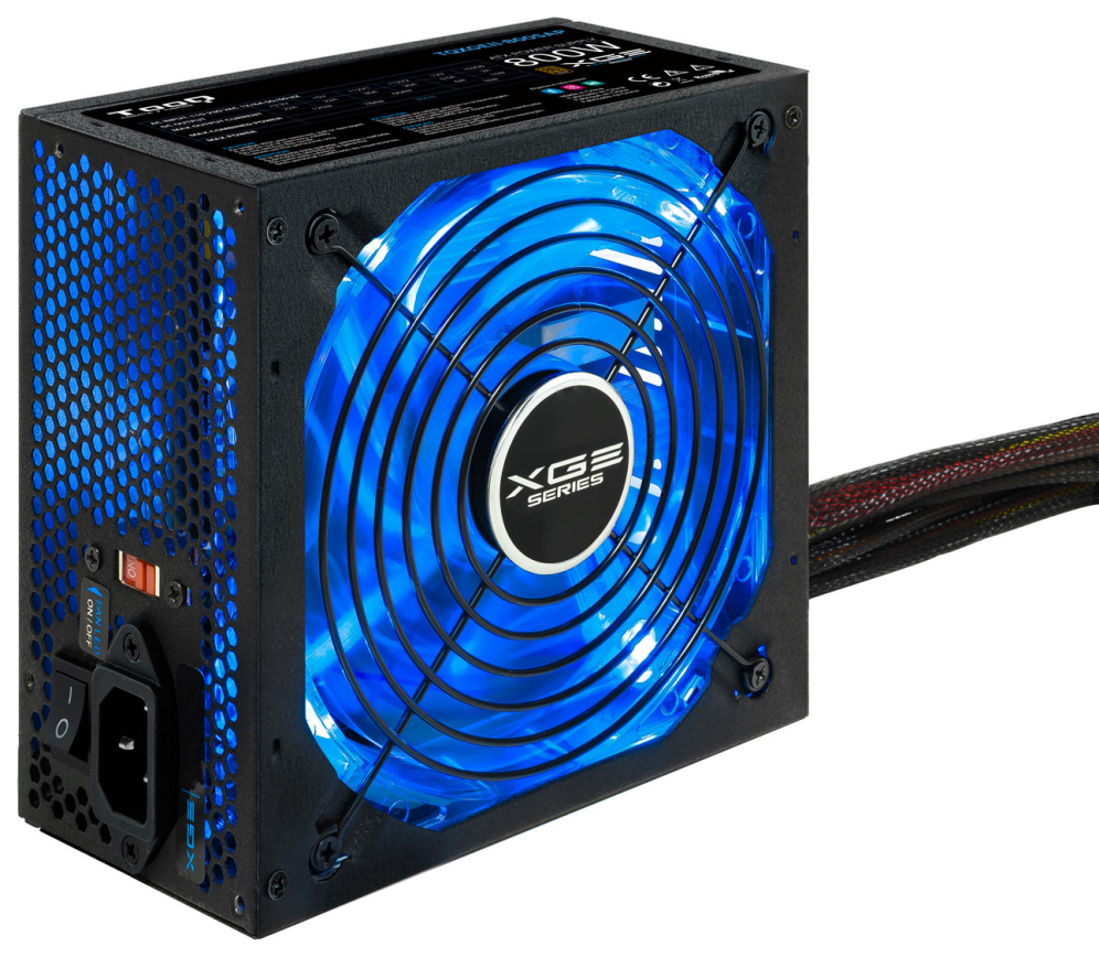 TooQ TQXGEII-800SAP unidad de fuente de alimentación 800 W 20+4 pin ATX ATX Negro
