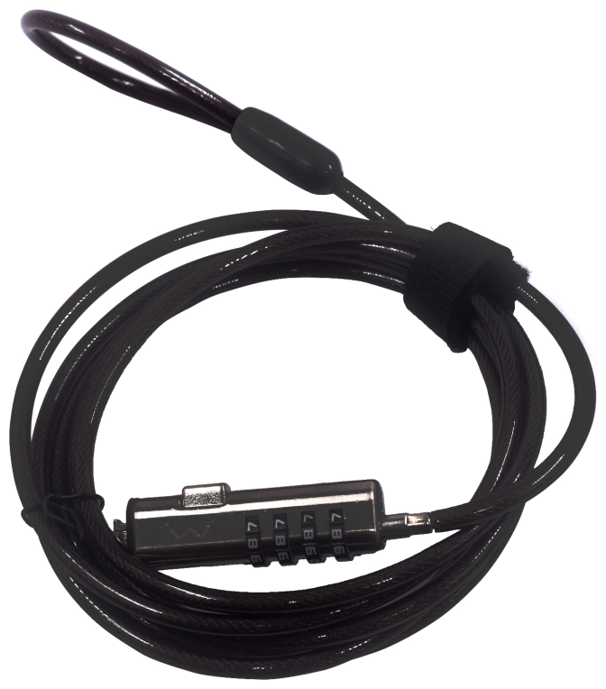 Ewent EW1238 cable antirrobo Negro 1,8 m